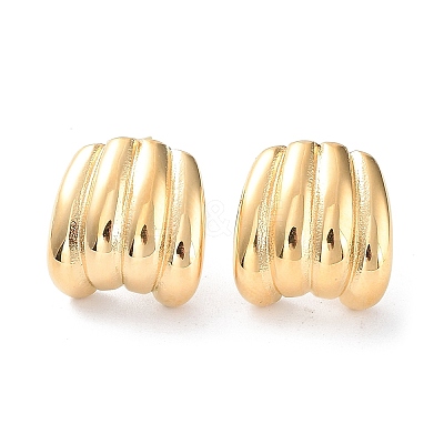 304 Stainless Steel Stud Earrings EJEW-H115-20G-1