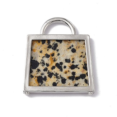 Natural Dalmatian Jasper Pendants G-G977-04P-04-1