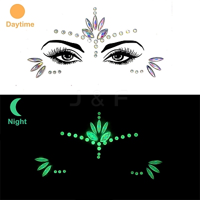Luminous Glow in the Dark Removable Temporary Water Proof Tattoos Paper Stickers PW-WGF5E01-24-1