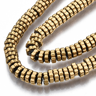 Electroplate Non-magnetic Synthetic Hematite Beads Strands G-T114-94G-1