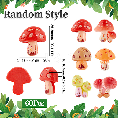 Opaque Resin Decoden Cabochons RESI-SP0001-04A-1