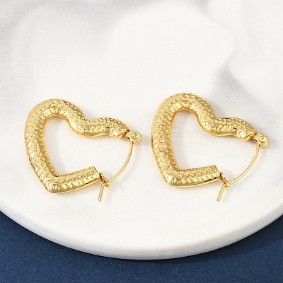 304 Stainless Steel Hoop Earrings for Women EJEW-U046-06A-G-1