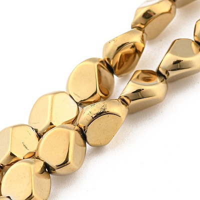 Full Plated Electroplate Glass Beads Strands X-EGLA-G037-04A-FP05-1