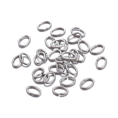 Tarnish Resistant 304 Stainless Steel Open Jump Rings STAS-F221-40P-E-1