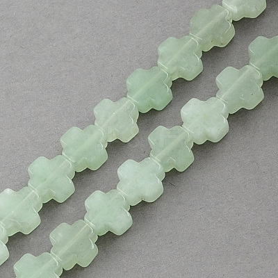 Natural Green Aventurine Stone Beads Strands G-R182-18-1