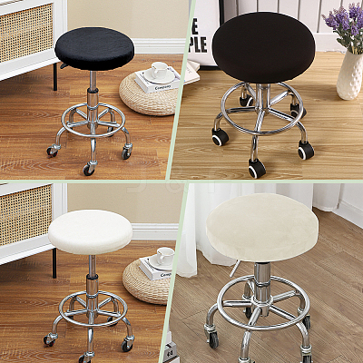 4Pcs Polyester Round Stool Cover AJEW-GF0013-06A-01-1