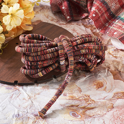 5M Ethnic Style Nylon Braided Round Cords OCOR-TA0003-21D-1
