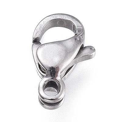 Tarnish Resistant 316 Surgical Stainless Steel Lobster Claw Clasps STAS-M281-01P-A-1