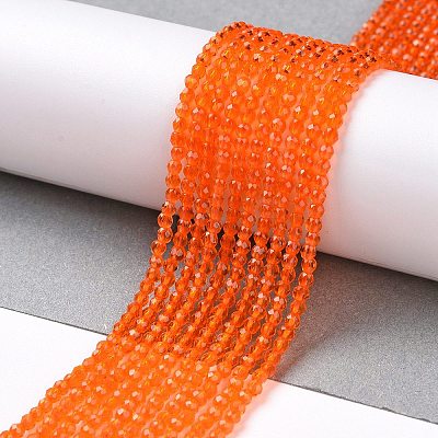 Transparent Glass Beads Strands LS-GLAA-H021-04-26-1
