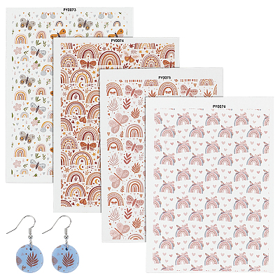 Ceramics Clay Water Transfer Paper DIY-BC0015-31B-1