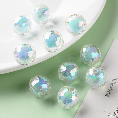 Transparent Acrylic Beads TACR-S152-14B-A07-1