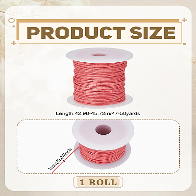 47~50 Yards Waxed Cotton Thread Cords YC-LP0001-06B-1