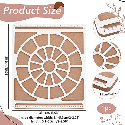 Wooden Bead Design Boards WOOD-WH0042-26D-1