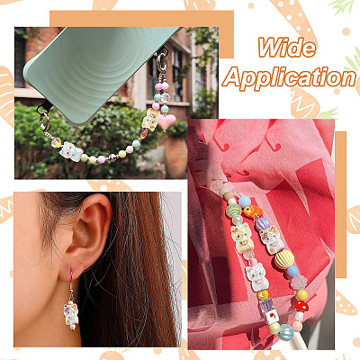 10Pcs 5 Colors Electroplate Opaque Resin Beads RESI-CJZ0001-12-1