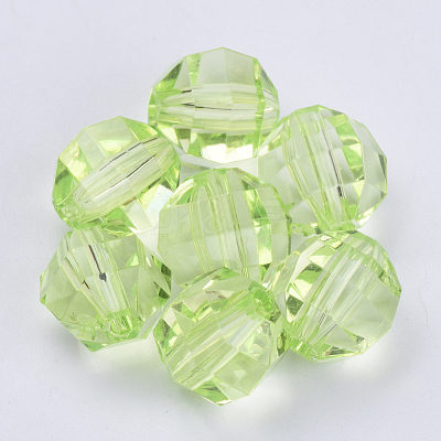 Transparent Acrylic Beads TACR-Q256-6mm-V32-1