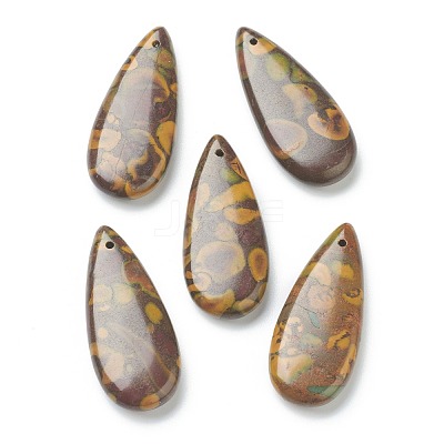 Natural Fossil Pendants G-B013-01-1