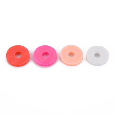 4 Colors Handmade Polymer Clay Beads CLAY-N011-032-34-1