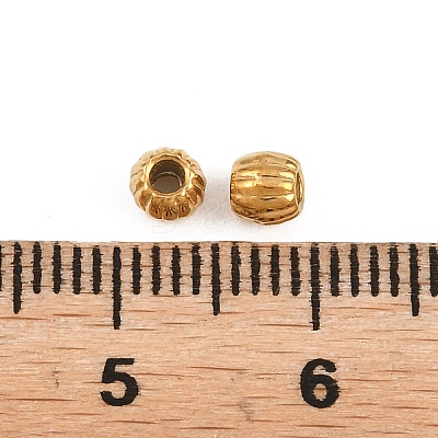 304 Stainless Steel Beads STAS-D394-02E-G-1