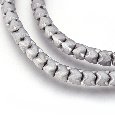 Electroplate Non-magnetic Synthetic Hematite Bead Strands G-I208-19F-C-1