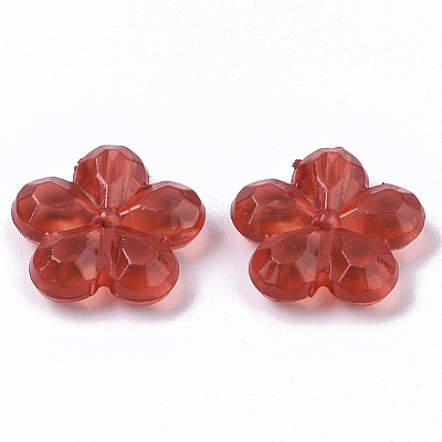 Transparent Faceted Acrylic Beads X-TACR-Q273-001-1