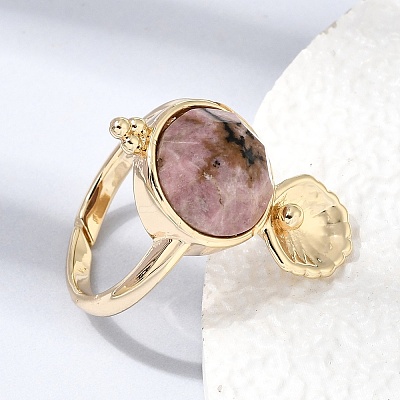 Brass Cuff Rings for Women GG-CBA7610-10G-06-1