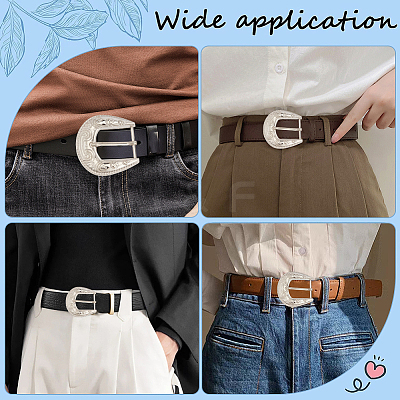 Belt Zinc Alloy Buckle Sets FIND-GF0009-33-1