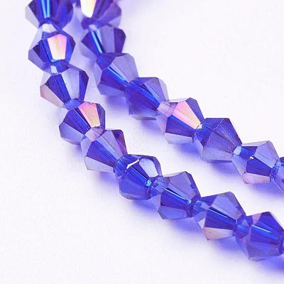 Glass Beads Strands EGLA-S056-05-1