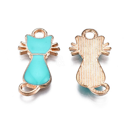 Alloy Enamel Pendants ENAM-S121-033G-1