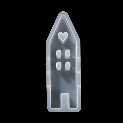 House Shape DIY Display Decoration Silicone Molds DIY-K073-08B-1