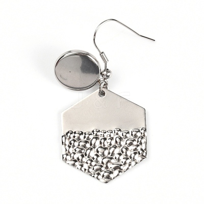 304 Stainless Steel Earring Hooks STAS-WH0027-20A-1