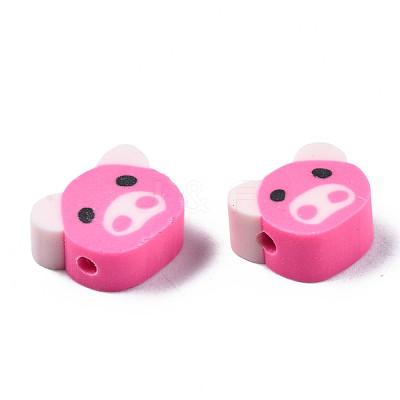 Handmade Polymer Clay Beads X-CLAY-N011-028-1