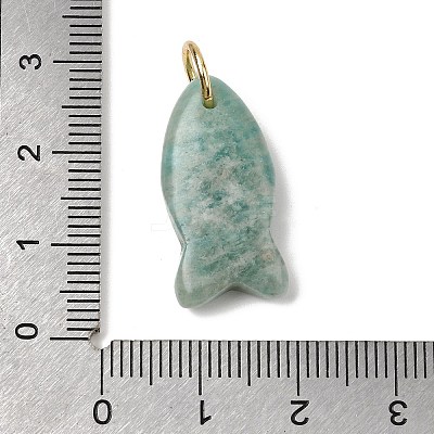 Natural Amazonite Pendants X-G-A297-01G-05-1
