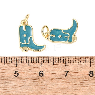 Rack Plated Brass Enamel Charms KK-Z039-01-1
