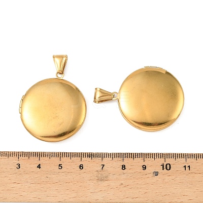 316 Stainless Steel Locket Pendants STAS-K321-11D-G-1