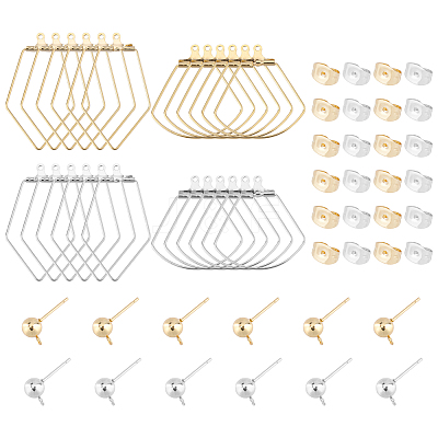 Dangle Stud Earrings DIY Making Kits DIY-UN0002-85-1