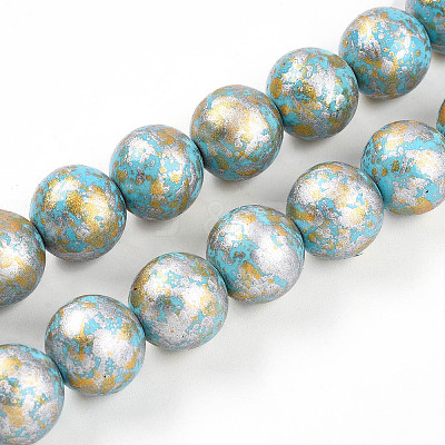 Synthetic Turquoise Beads Strands TURQ-T004-08A-08-1