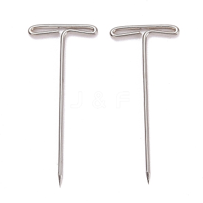 Non-Tarnish Nickel Plated Steel T Pins for Blocking Knitting FIND-D023-01P-01-1