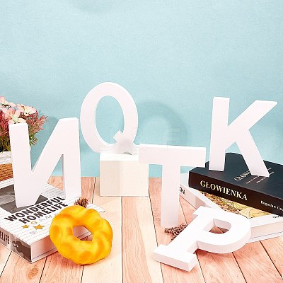 Wooden Letter Ornaments WOOD-GF0001-15-16-1