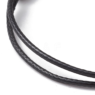 Adjustable Waxed Polyester Cord Bracelet Making AJEW-JB01317-03-1