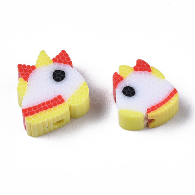 Handmade Polymer Clay Beads CLAY-N008-021F-1