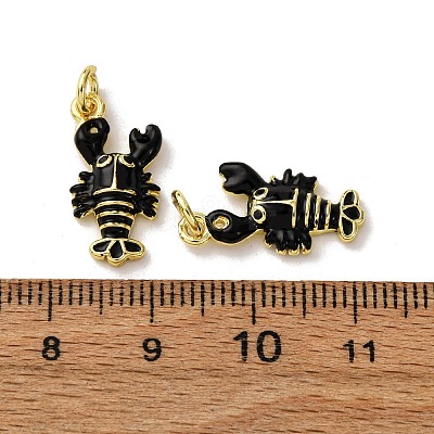 Brass Micro Pave Cubic Zirconia Pendants KK-F911-19G-01-1