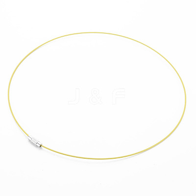 Stainless Steel Wire Necklace Cord DIY Jewelry Making TWIR-R003-02-1