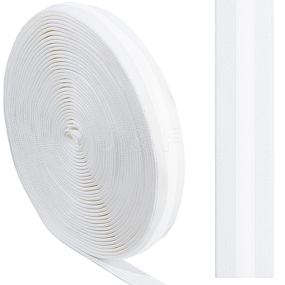 Imitation Nylon Flat Elastic Non-slip Band OCOR-WH0089-02A-02-1