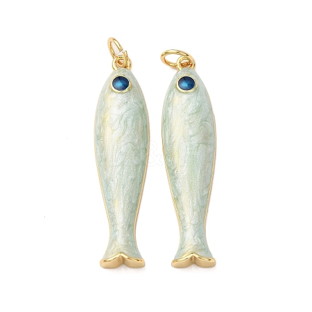 Brass Pendants KK-D019-29C-06G-1