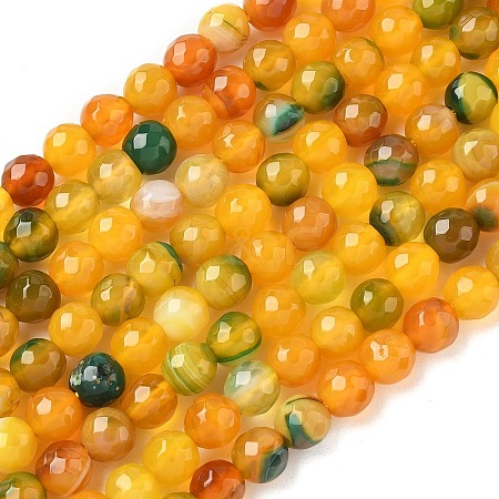 Natural Agate Beads Strands G-C082-A01-56-1