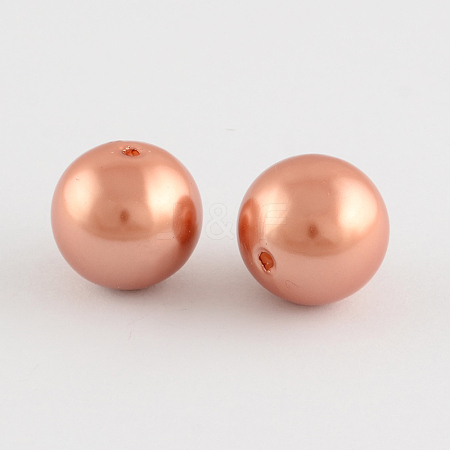 ABS Plastic Imitation Pearl Round Beads SACR-S074-8mm-A49-1