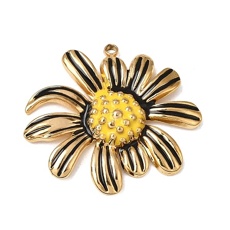 304 Stainless Steel Enamel Pendants SA-CBAFCBF-04G-1