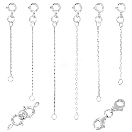 925 Sterling Silver Ends with Chain FIND-GA00001-1