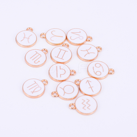 Alloy Enamel Pendants ENAM-WH0047-50G-A-1