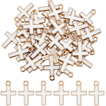 60Pcs Alloy Enamel Pendants ENAM-SC0006-70-1
